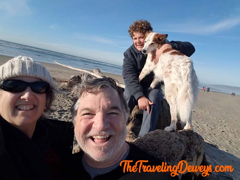 The Traveling Deweys on the Oregon Coast