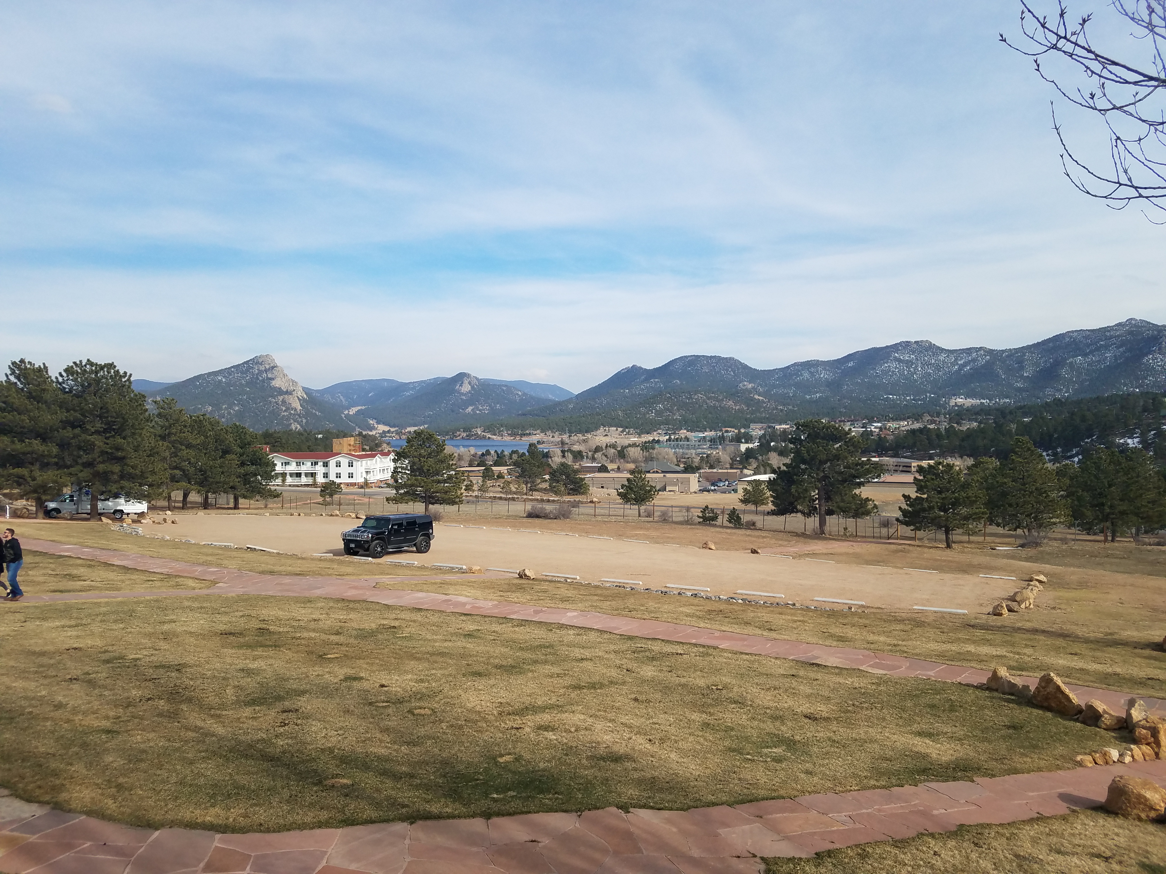 View of Estes Park from the Stanley Hotel